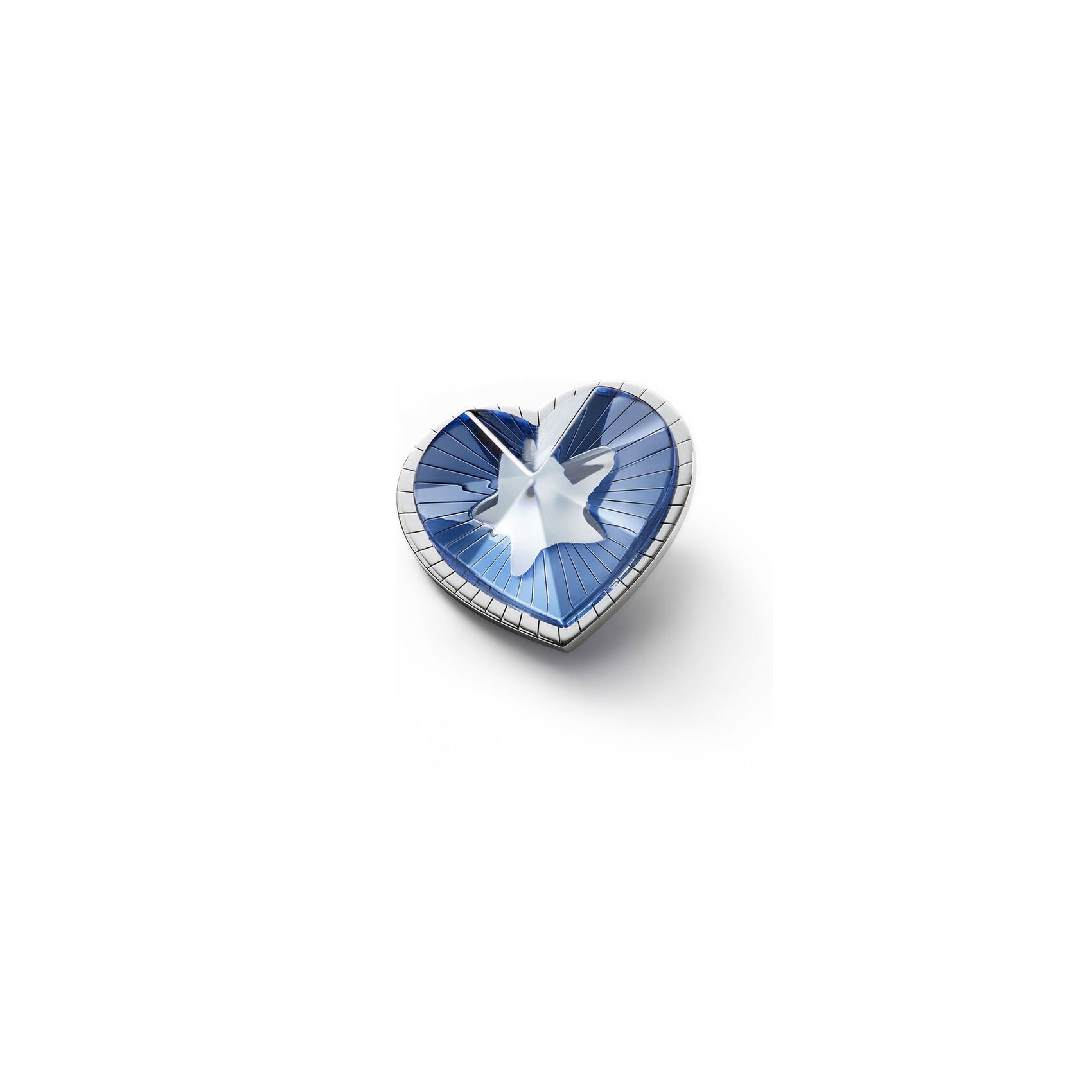 B Baccarat バカラ 天使 ANGEL PRESENTING HEART Charming Baccarat Red Cupid Heart | Valentine's Day Gift